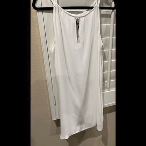 Cute white A line mini dress